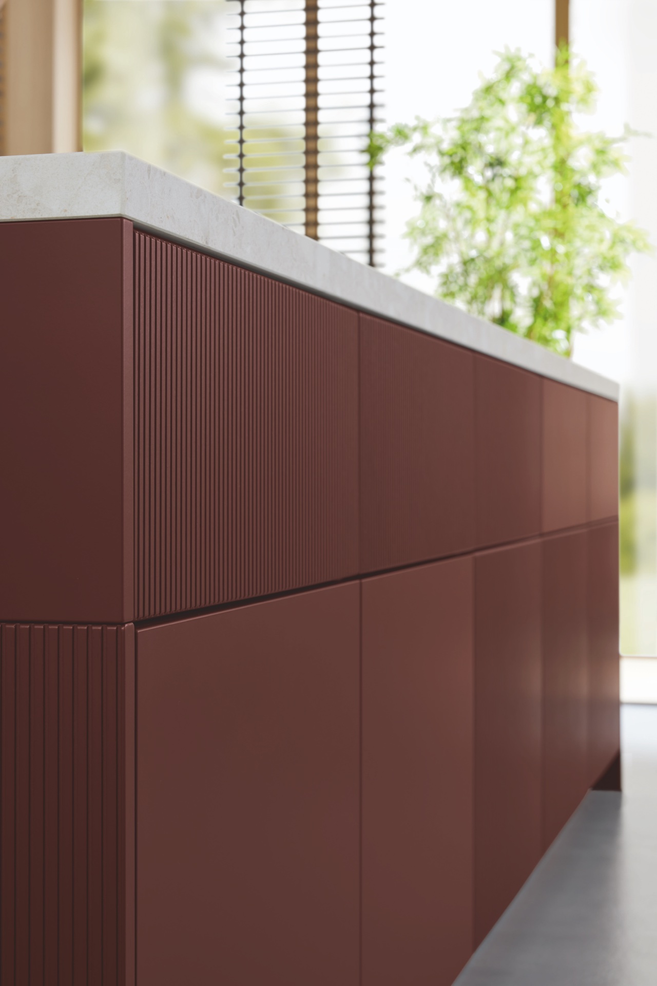 Talea Rillenfront Rosso